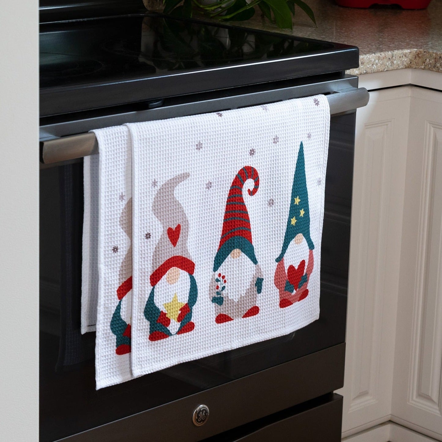 Winter Gnomes Kitchen Towels - Set of 2