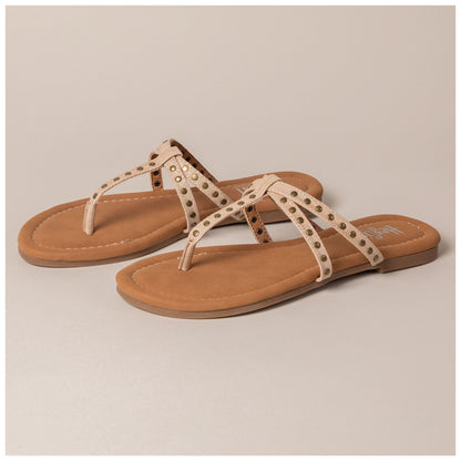 Corkys T-Strap Fashion Flip Flops