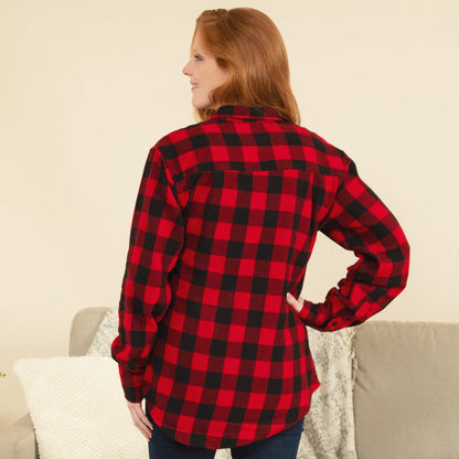 Pet Silhouette Flannel Shirt