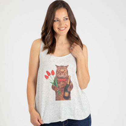 Cat Happy Hour Tank Top