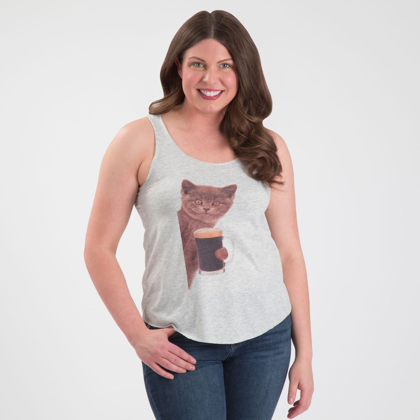 Cat Happy Hour Tank Top