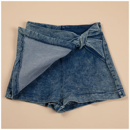 Acid Wash Twist Skort