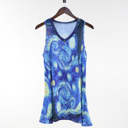 Museum Collection Van Gogh Sleeveless Tunic Dress