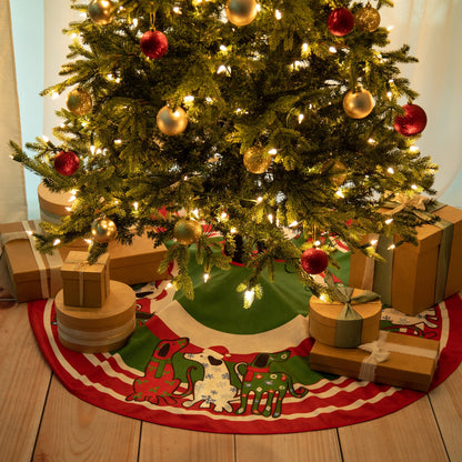 Pets & Paws Christmas Tree Skirt