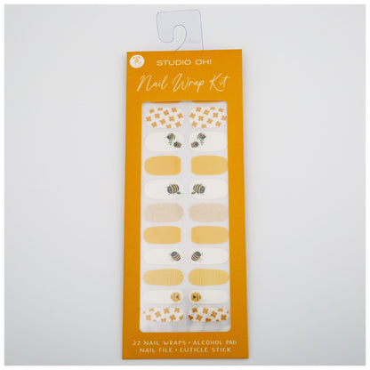 Buzzy Bee Manicure Nail Wrap Kit