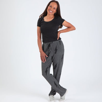 Lightning Bolt Hacci Drawstring Pants