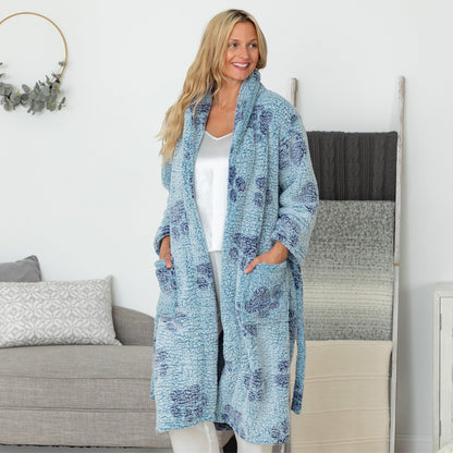 Super Cozy&trade; Prints of Paws Sherpa Robe