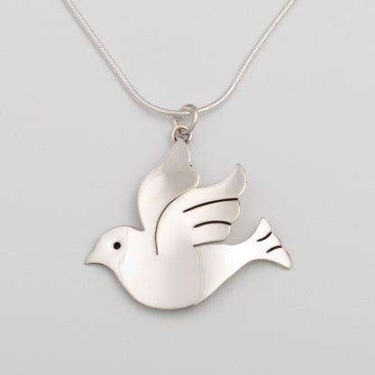 Peace Dove Sterling Necklace