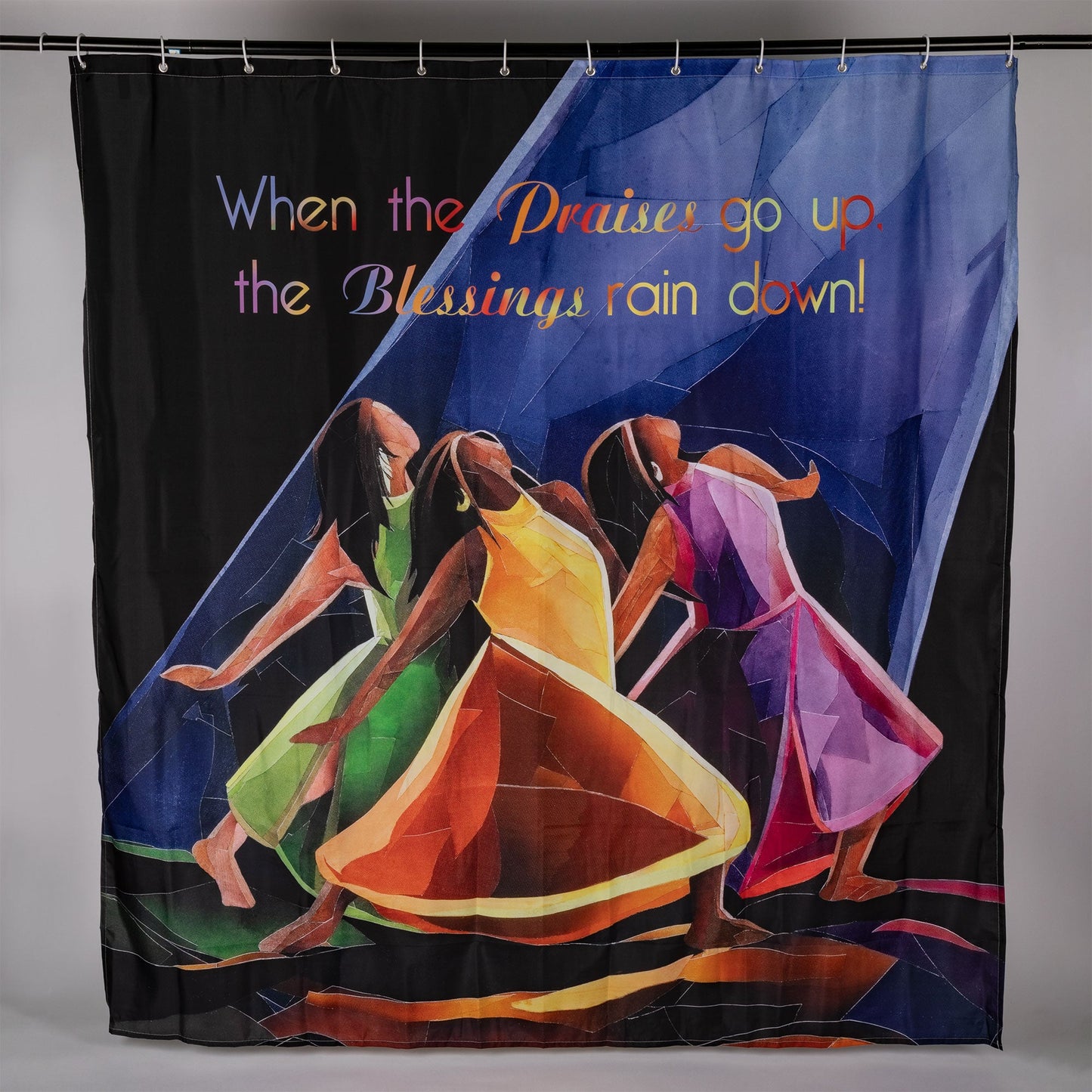 Praises Go Up Shower Curtain