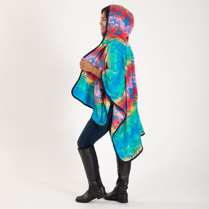 Super Cozy&trade; Paws Fleece Hoodie Cape