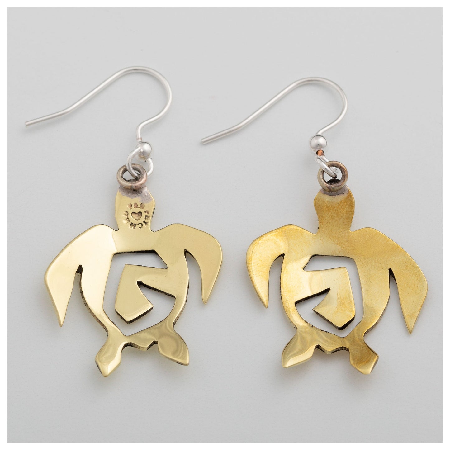 Sea Turtle Origami Earrings