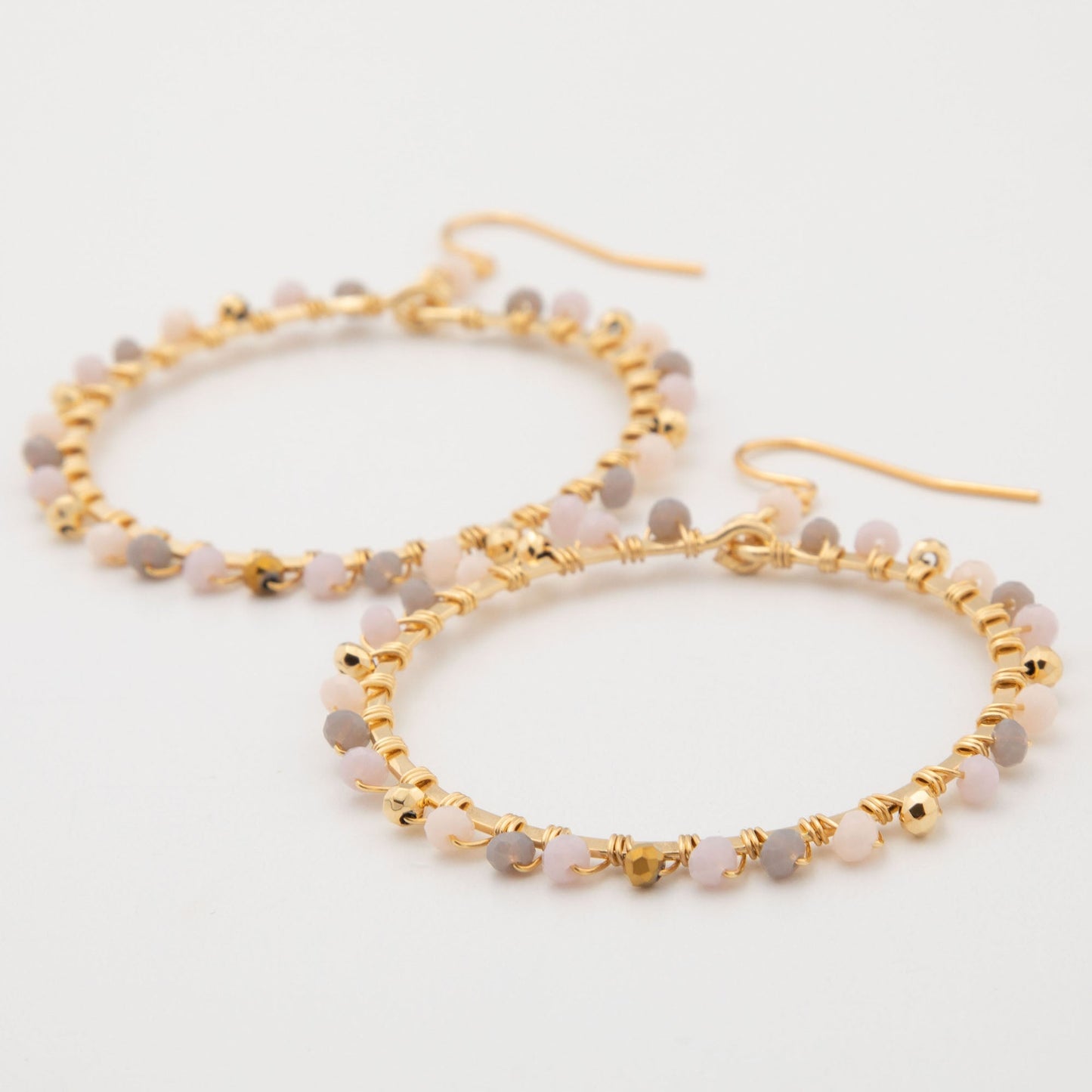 Gold-Plated Bohemian Crystal Earrings