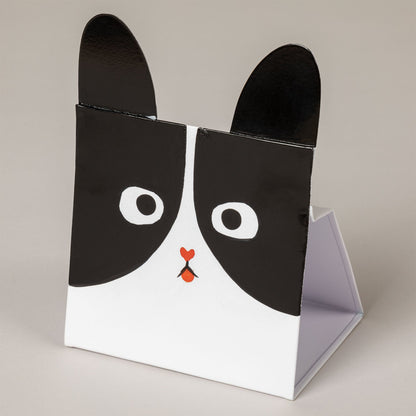 Black & White Cat Glasses Holder