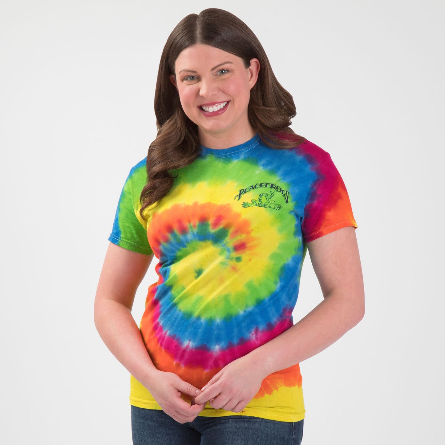 Peace Frogs Back in the Day Tie-Dye T-Shirt