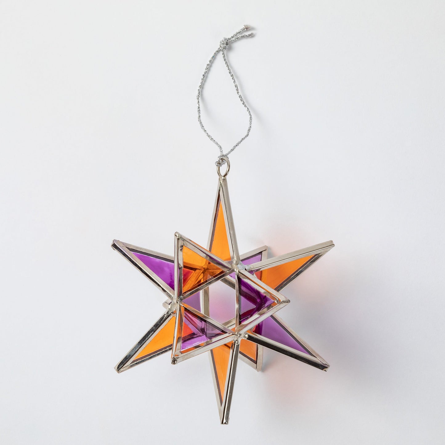 Glass Moravian Star Ornament | Fair Trade