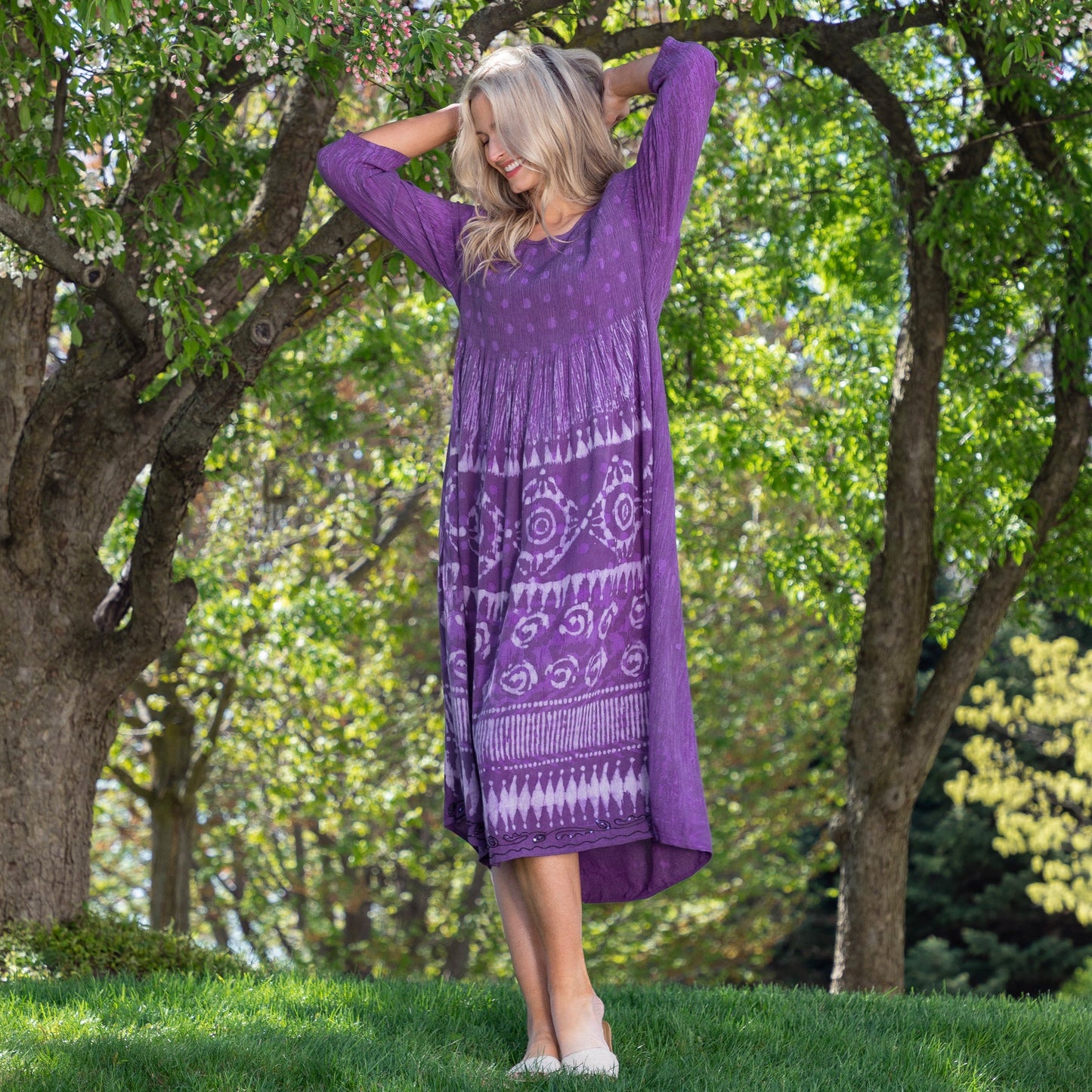 Free Flowing Midi Dress | Handmade, Fair Trade