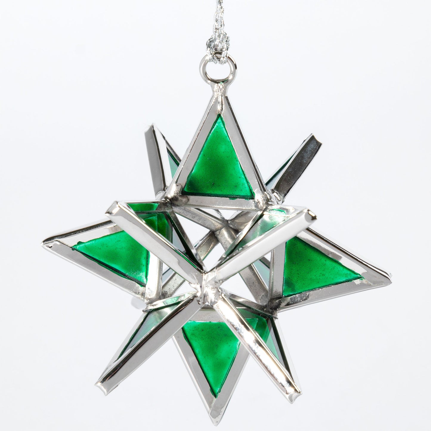 Glass Moravian Star Ornament | Fair Trade