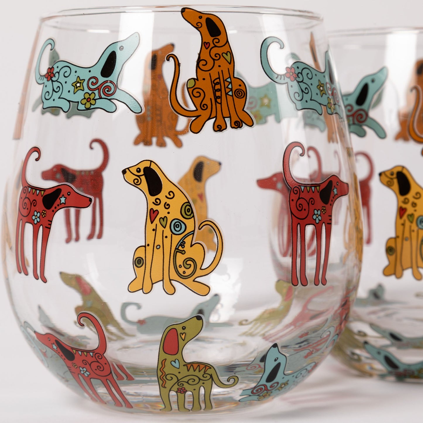 All Over Print Glasses - Set of 2