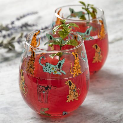 All Over Print Glasses - Set of 2