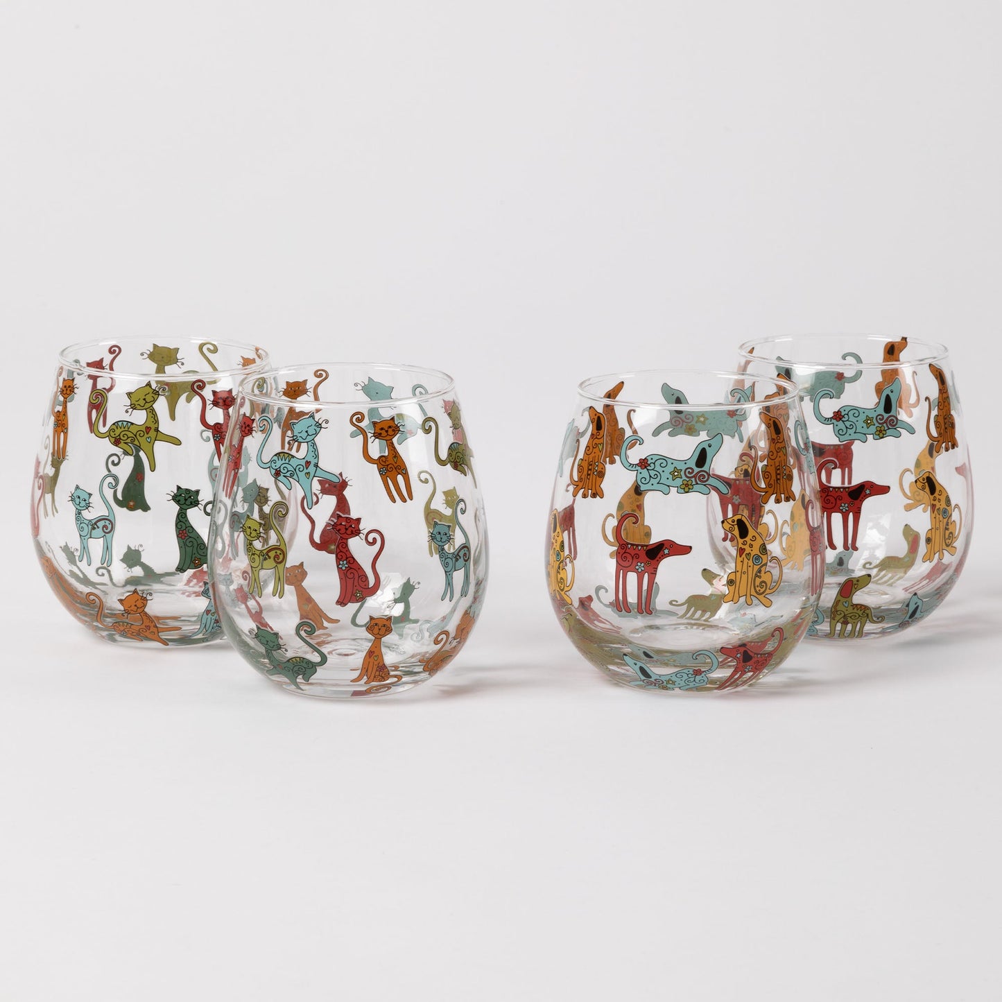 All Over Print Glasses - Set of 2