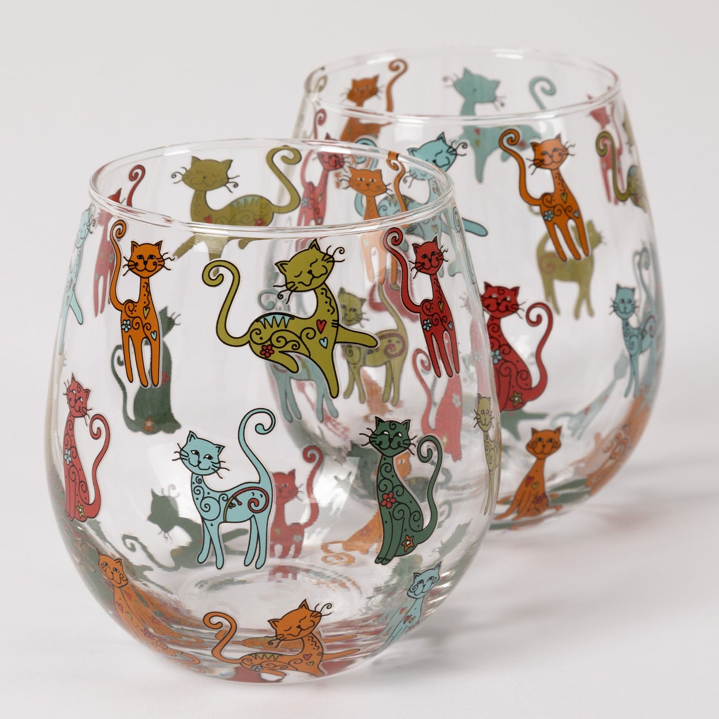 All Over Print Glasses - Set of 2