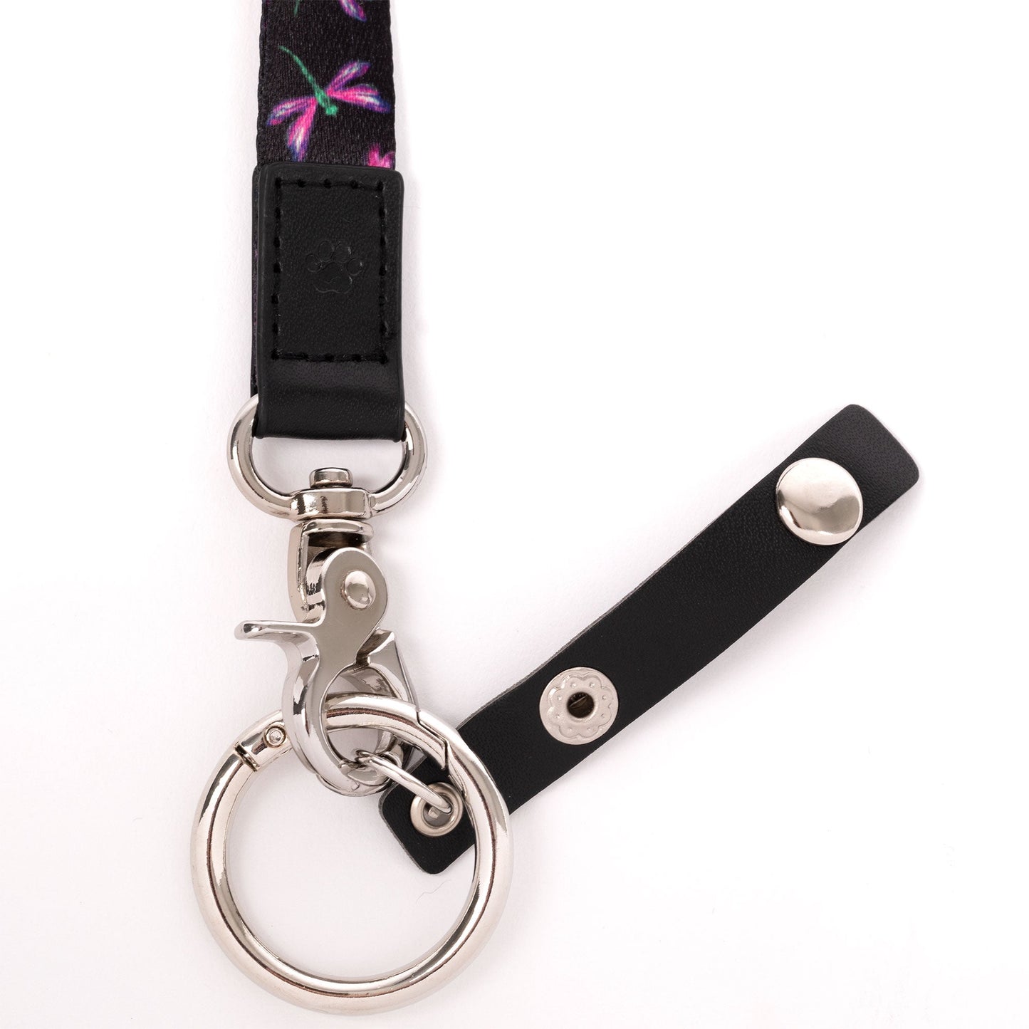 Pink Ribbons & Dragonflies Multi Use Lanyard