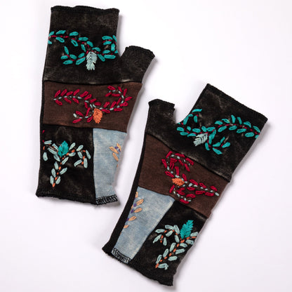 Garden of Eden Embroidered Handwarmers