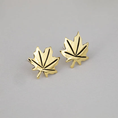 Falling Leaves Post Earrings