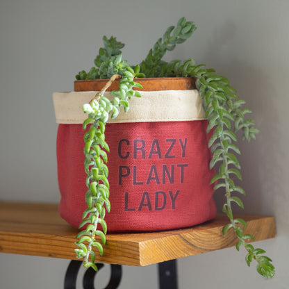 Crazy Plant Lady Indoor Planter Cover