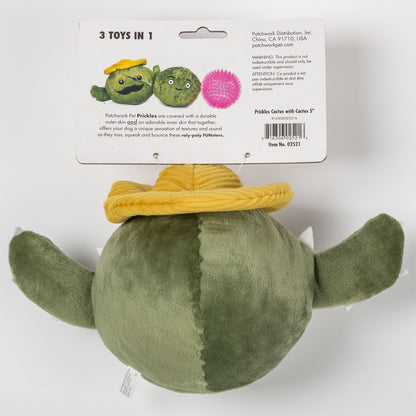 Patchwork Pet Cactus Dog Toy