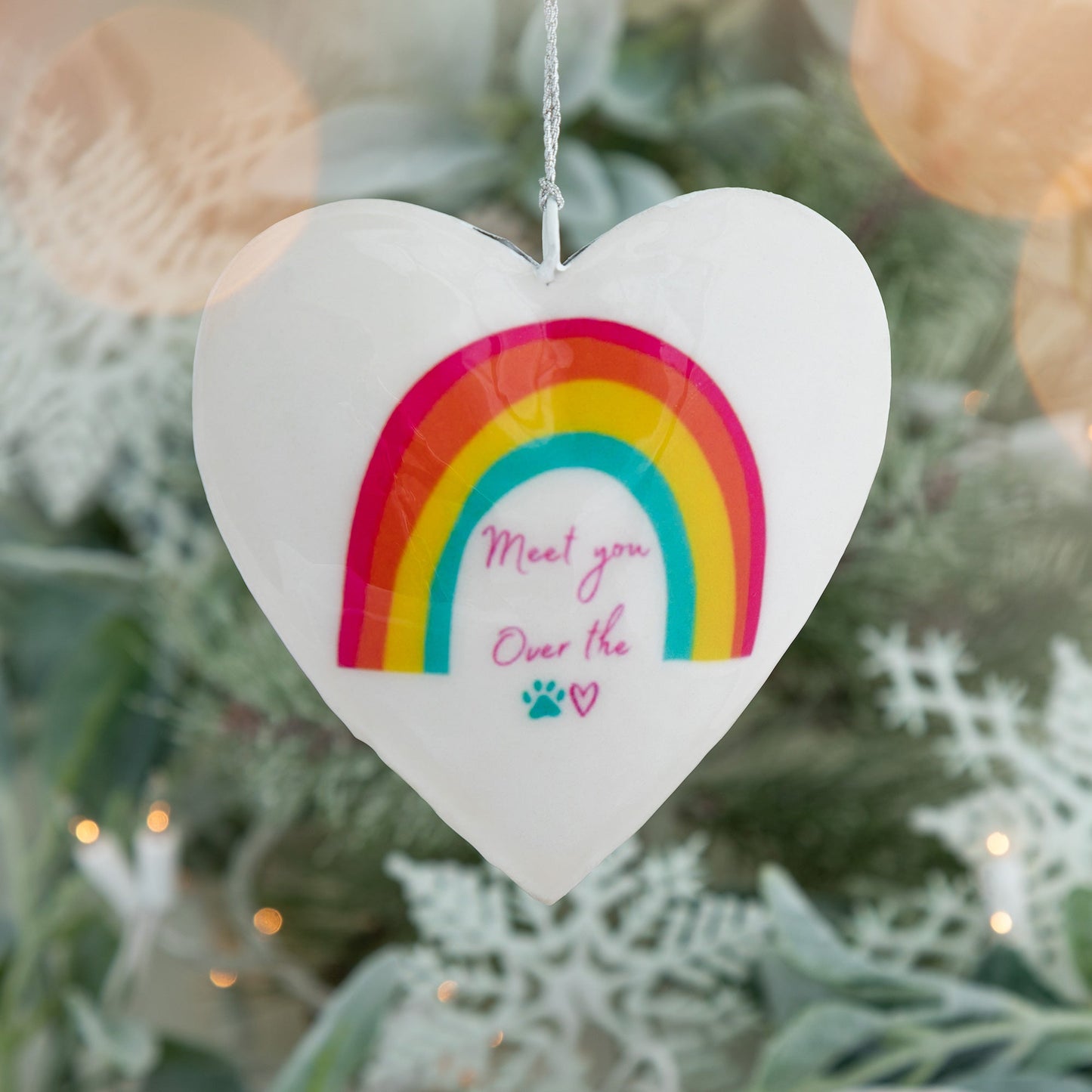 Meet You Over the Rainbow Ornament