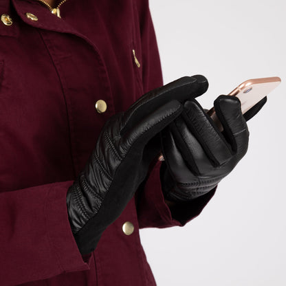 Touch Of Shine Puffer Touch Screen Gloves