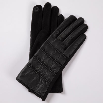 Touch Of Shine Puffer Touch Screen Gloves