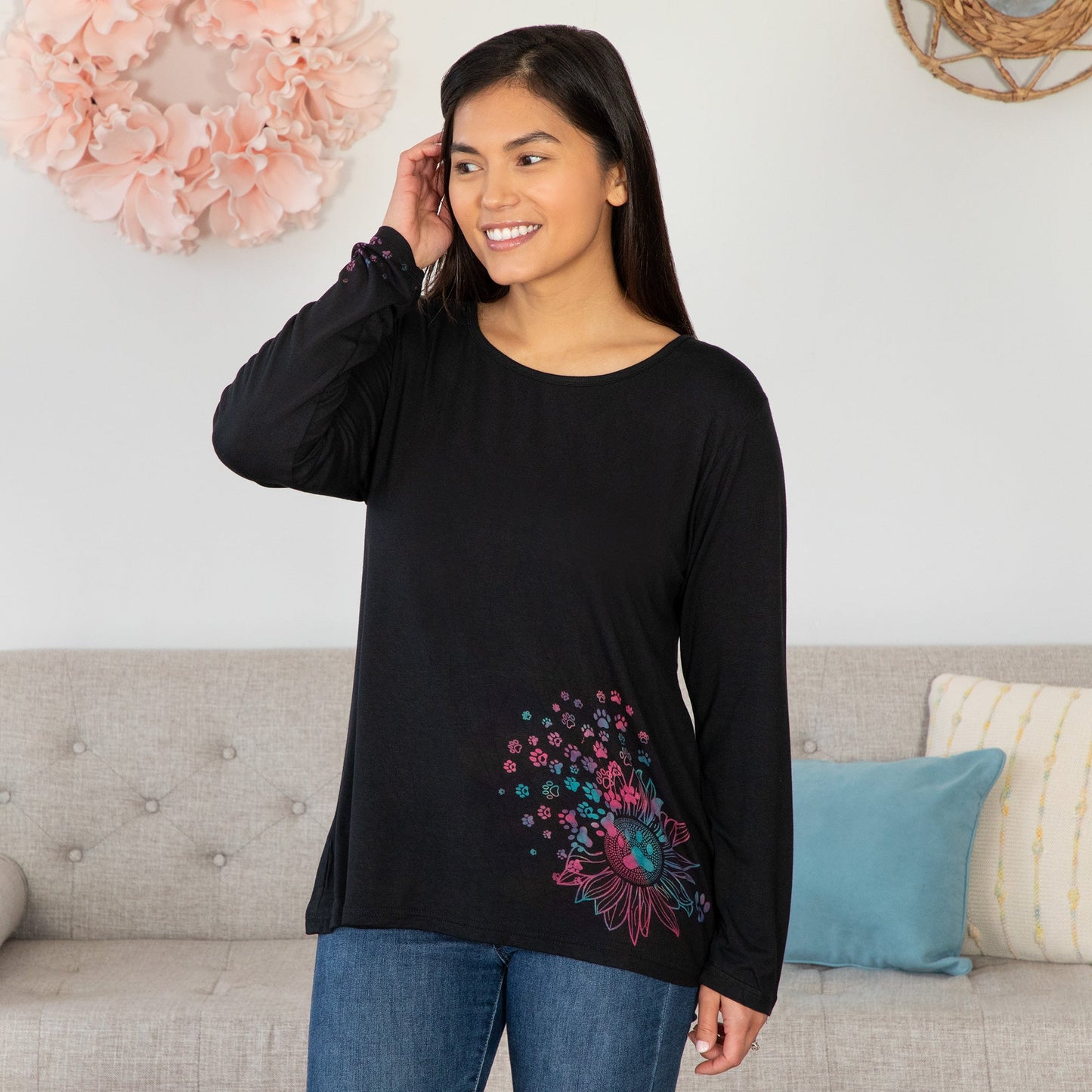 Pawsitive Energy Long Sleeve Top