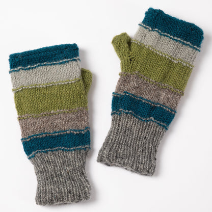 Bold Stripes Hand Knit Hand Warmers