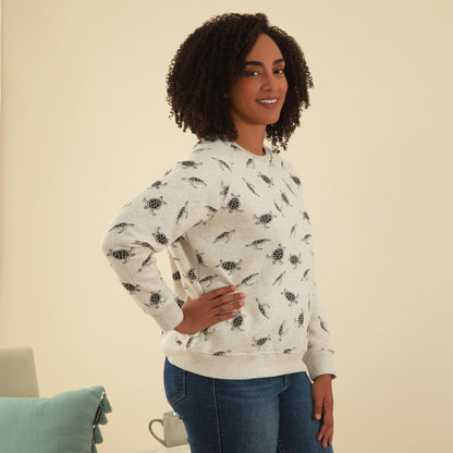 Turtle Fun Crew Neck Sweatshirt