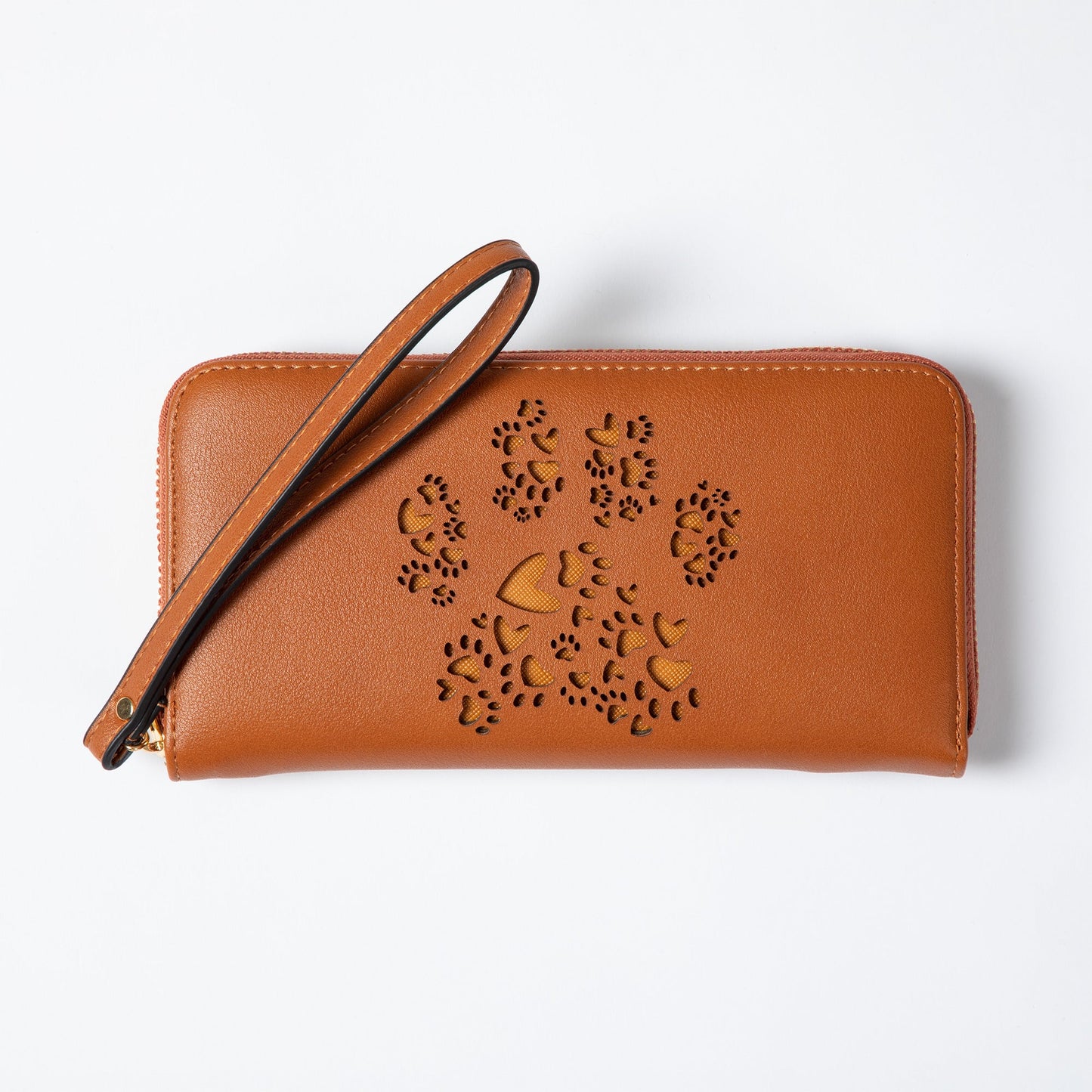 Pawfect Heart Cut-Out Wallet Wristlet