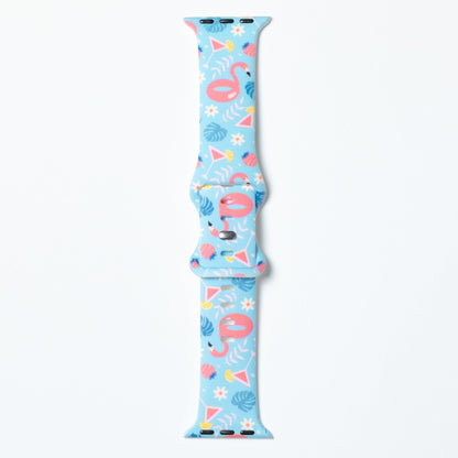 Patterned Silicone Apple Watch Band 38mm/40mm/41mm 42mm/44mm