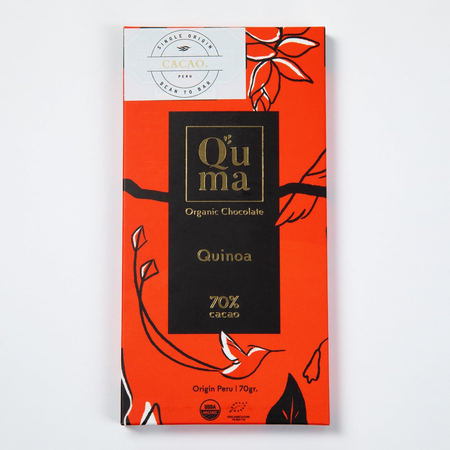 Q'uma Peruvian Gourmet Chocolate Bar