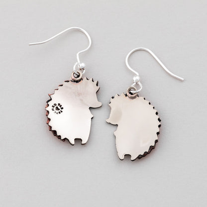 Hedgehog Mixed Metal Earrings