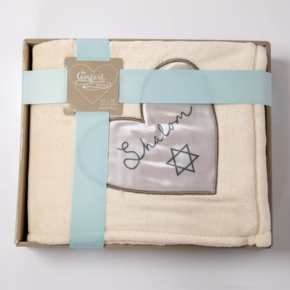 Shalom Fleece Throw Blanket