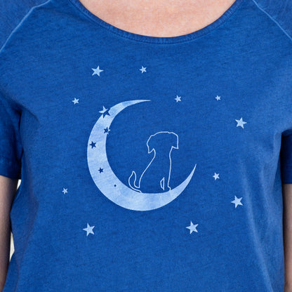 Pet & Moon Acid Wash Tee
