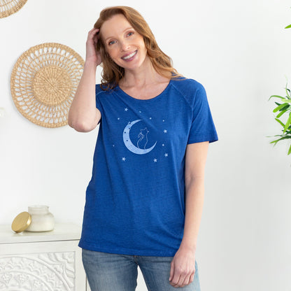 Pet & Moon Acid Wash Tee