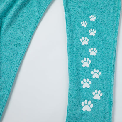 Walking Paws Heathered Sweatpants