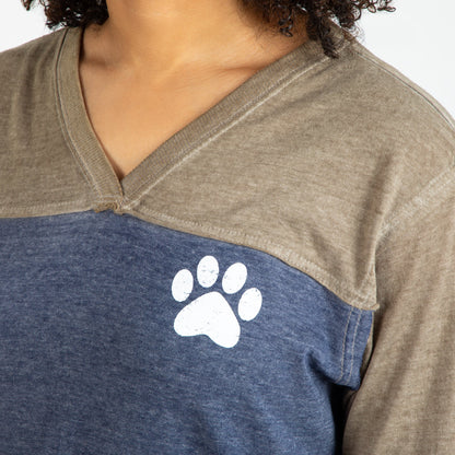 Paw Print Rugby Tee