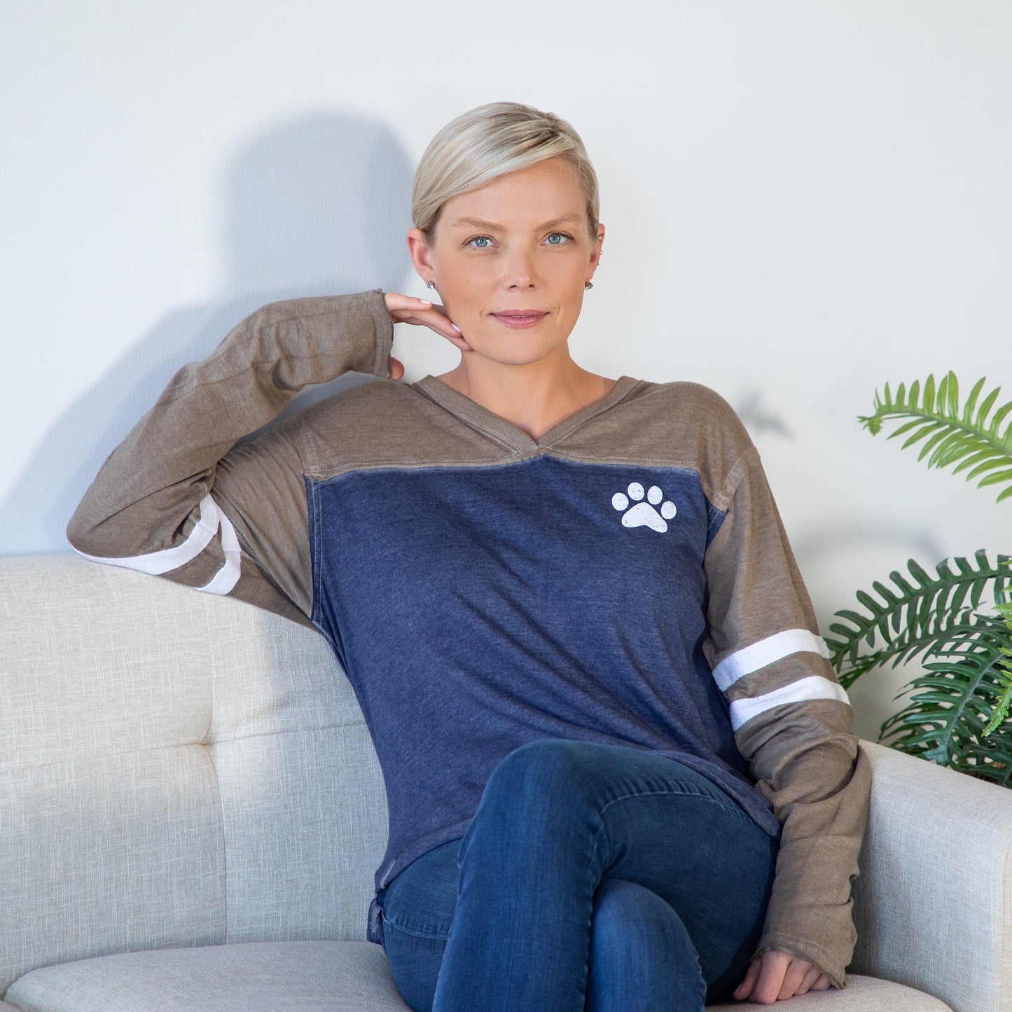 Paw Print Rugby Tee