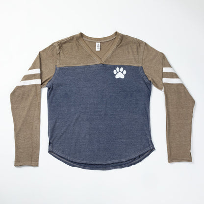 Paw Print Rugby Tee