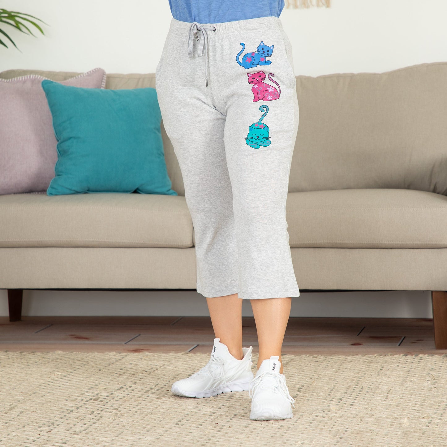 Playful Animal Yoga Capri Pants