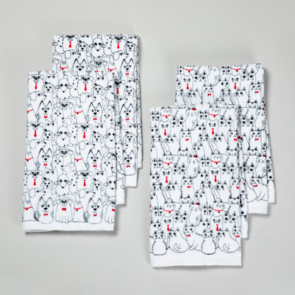 Posh Pets Bathroom Hand Towel - Set of 2