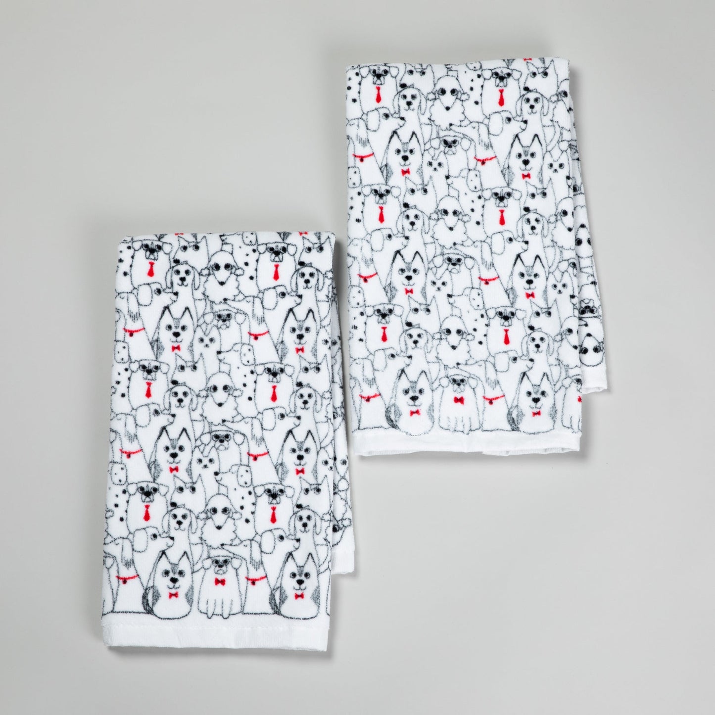 Posh Pets Bathroom Hand Towel - Set of 2